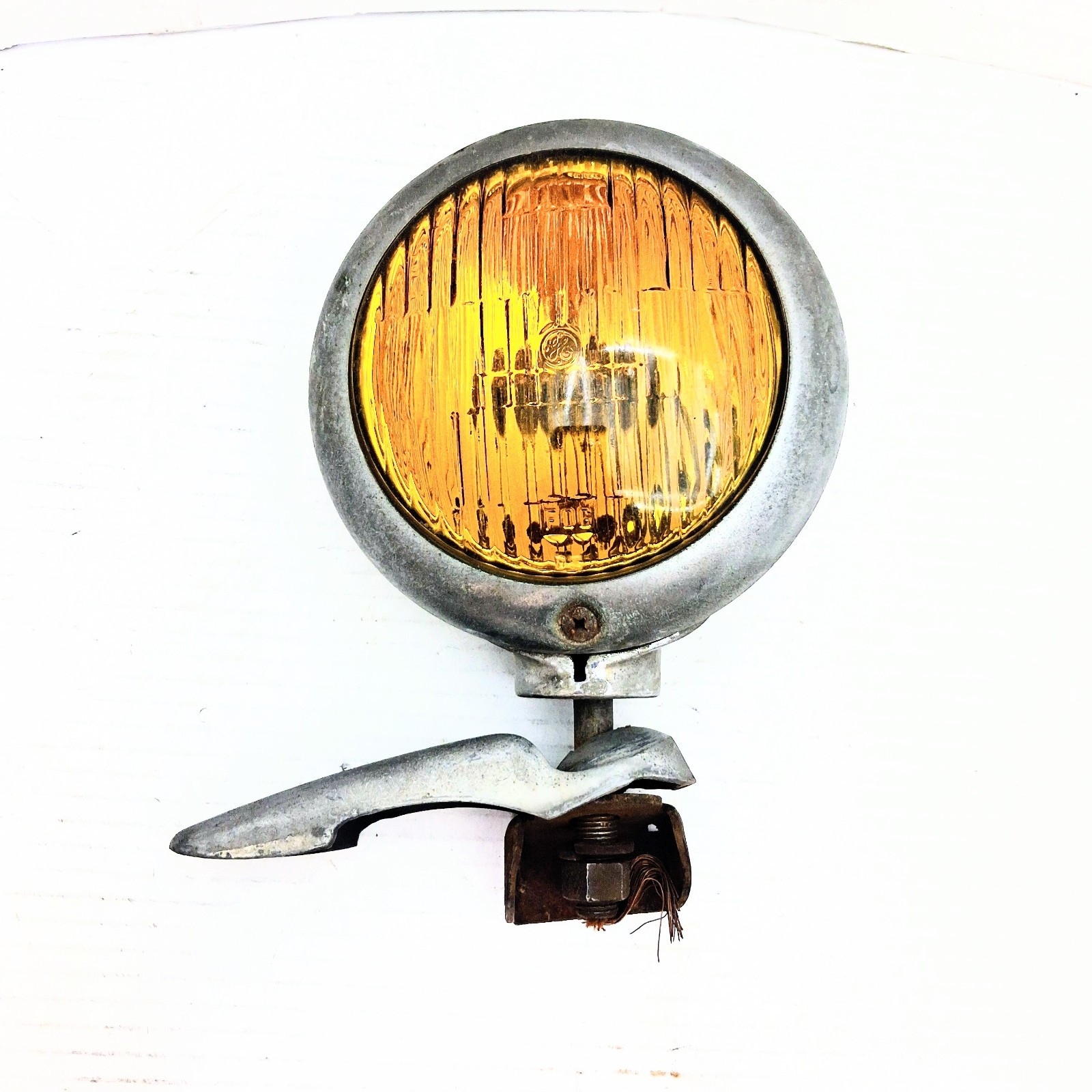 Vintage 40s 50s GE Ford Mercury Fog Light Assembly 