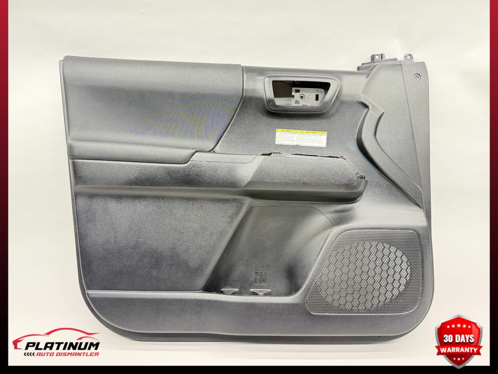 Toyota Tacoma Front Left Door Panel Trim Black OEM 2018-2023 Used