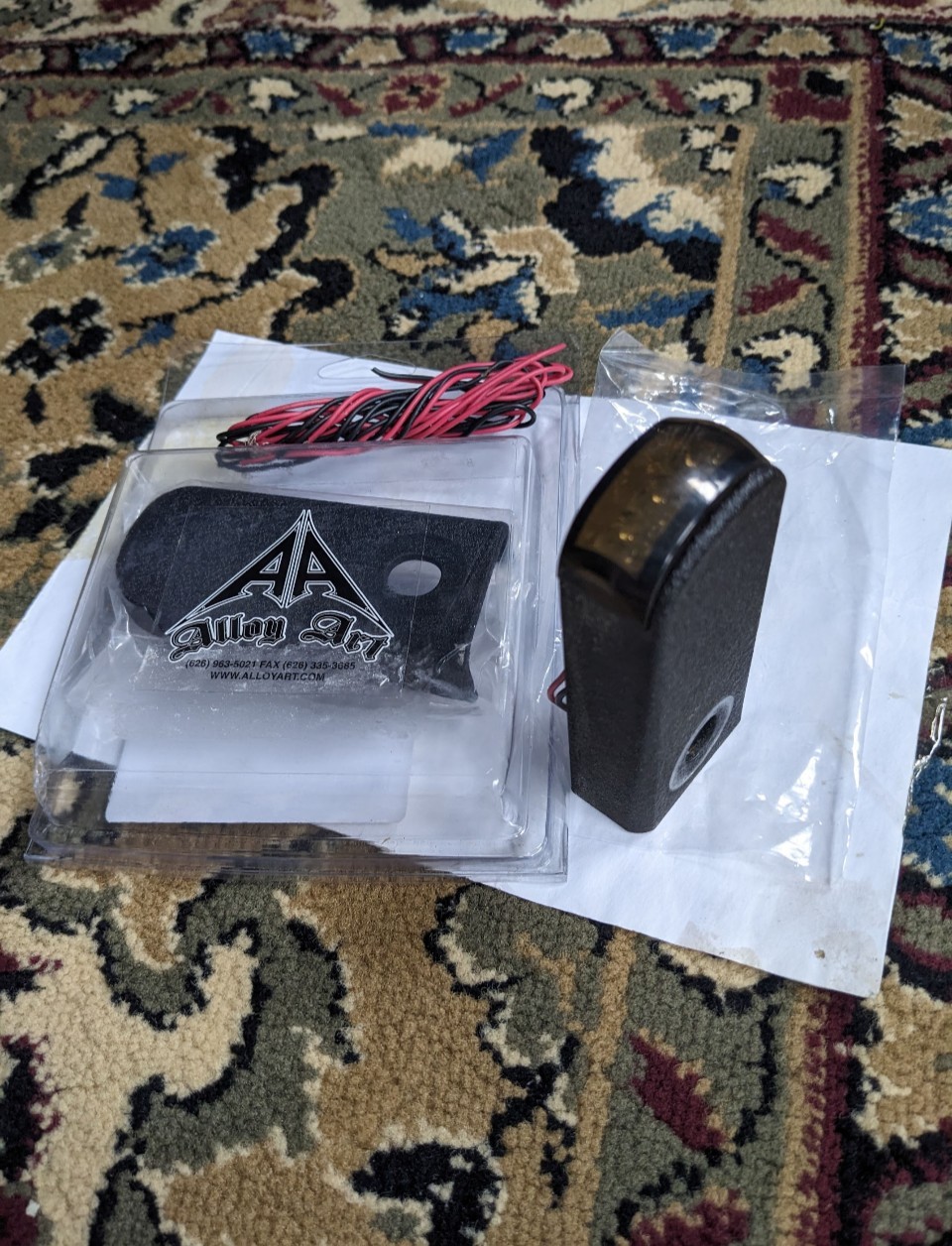 Alloy Art LED Strut Light - Wrinkle Black/Smoke Lens SSL-2R