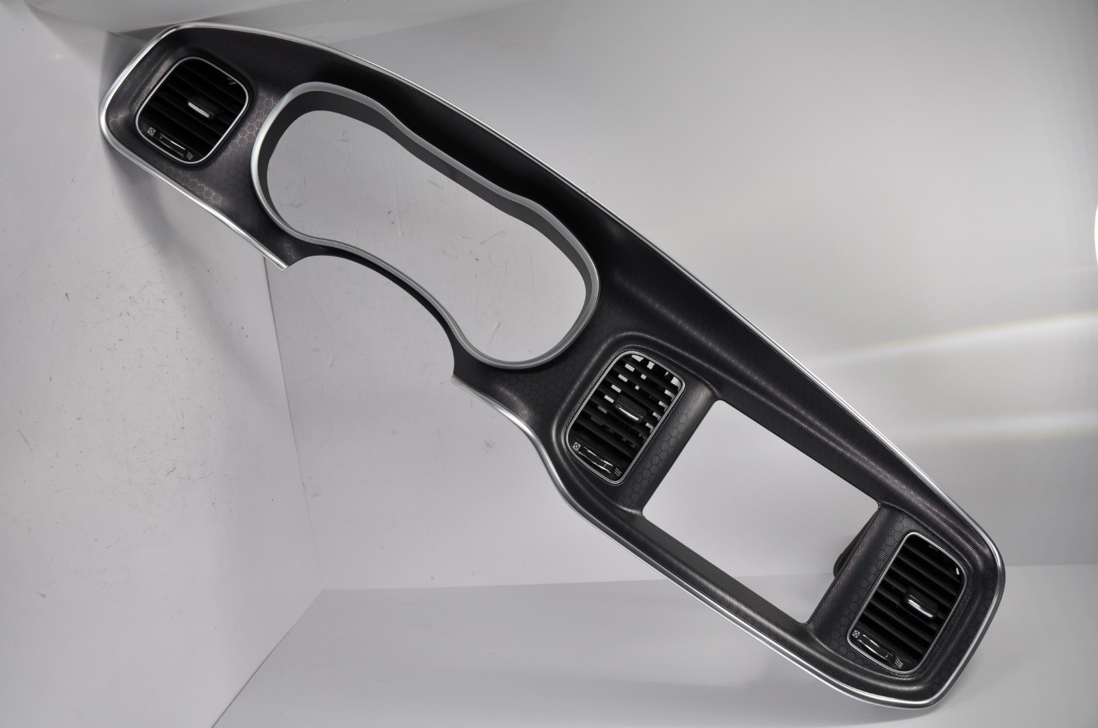 🚘✅ 15 - 22 DODGE CHARGER FRONT DASH SPEEDOMETER 8.4 RADIO BEZEL COVER TRIM OEM