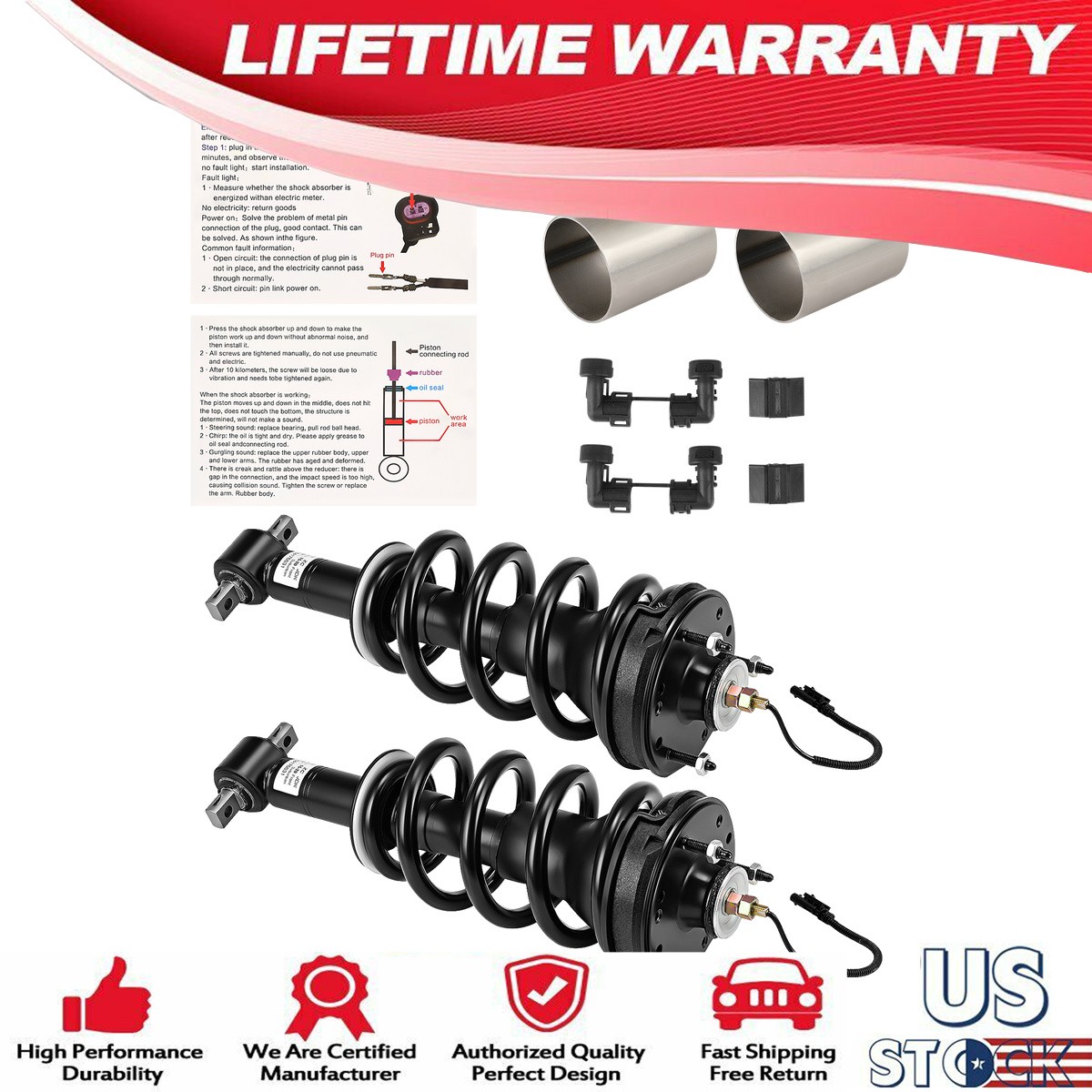84176631 For 2015-2020 Chevrolet Tahoe New 84977478 84176631 Pair US