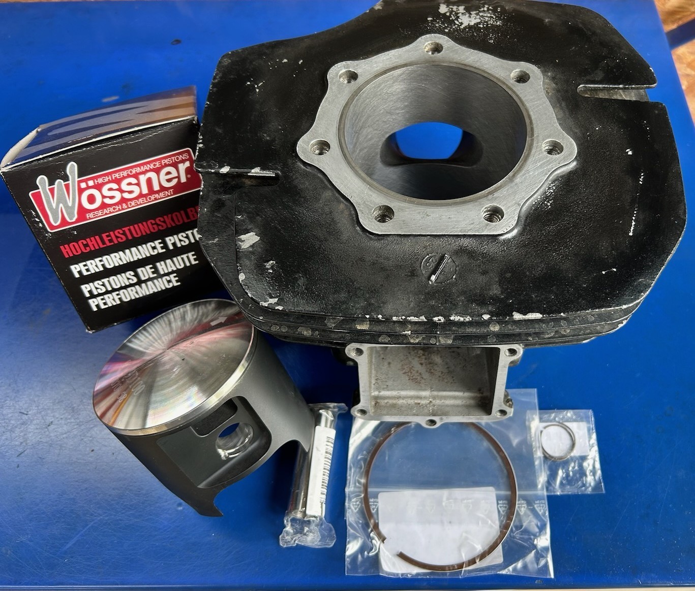 Honda CR480 Cylinder Piston Engine New Bore Top End Kit CR 480R Jug CR480R 82 83 Honda CR480 Cylinder Piston Engine New Bore Top End Kit CR 480R Jug CR480R 82 83