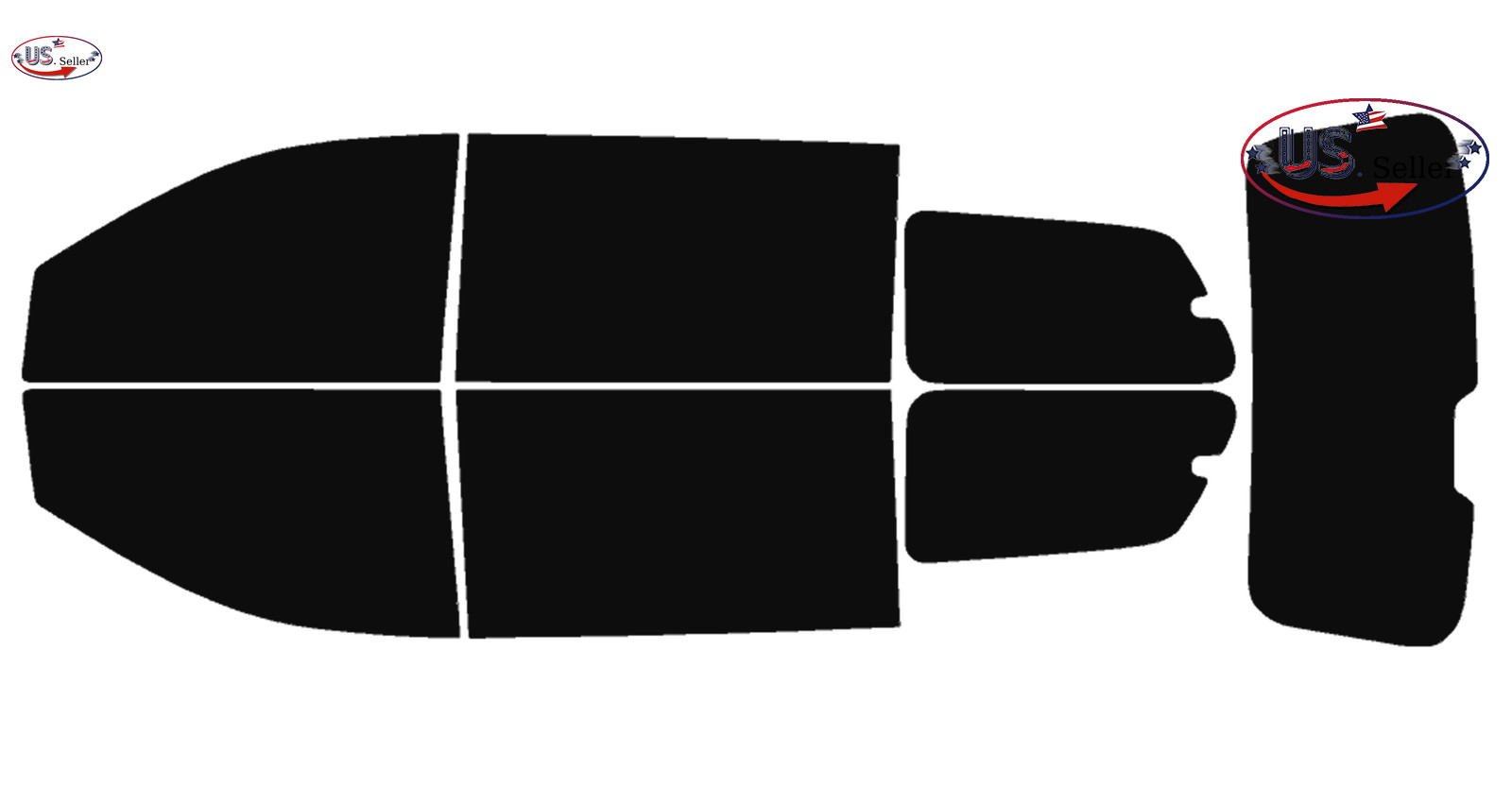 Window Privacy Film PreCut Window Tint For 2009-2014 Volkswagen Routan 4door