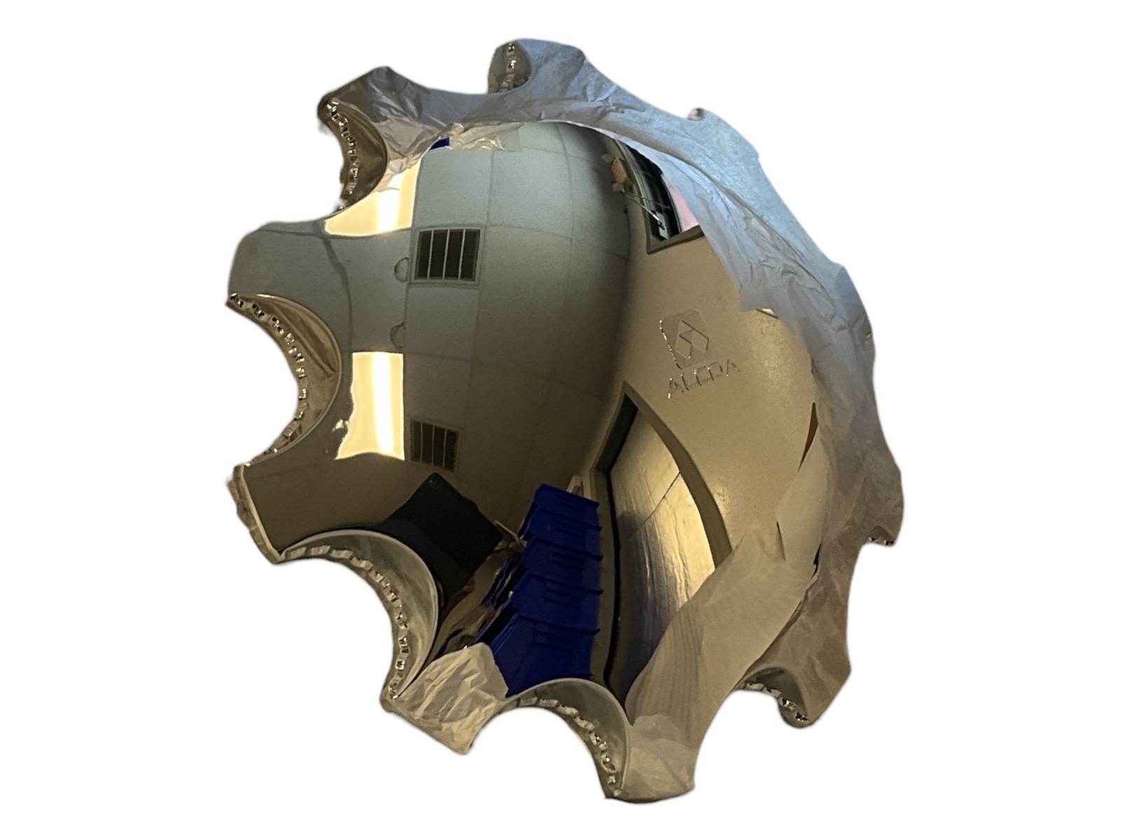 Alcoa 076100 Chrome Front Axle Hub Cover Heavy Duty Truck Genuine OEM