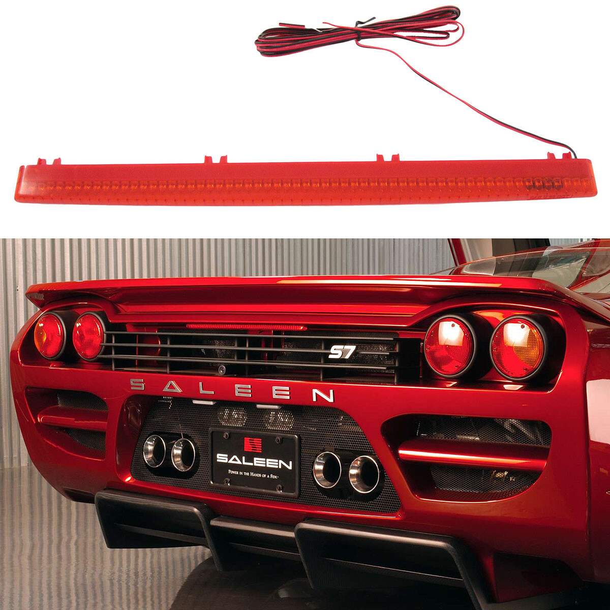 Saleen S7 Third Brake Light (Spoilerlight) | Type: SL-0360 - Red Lens