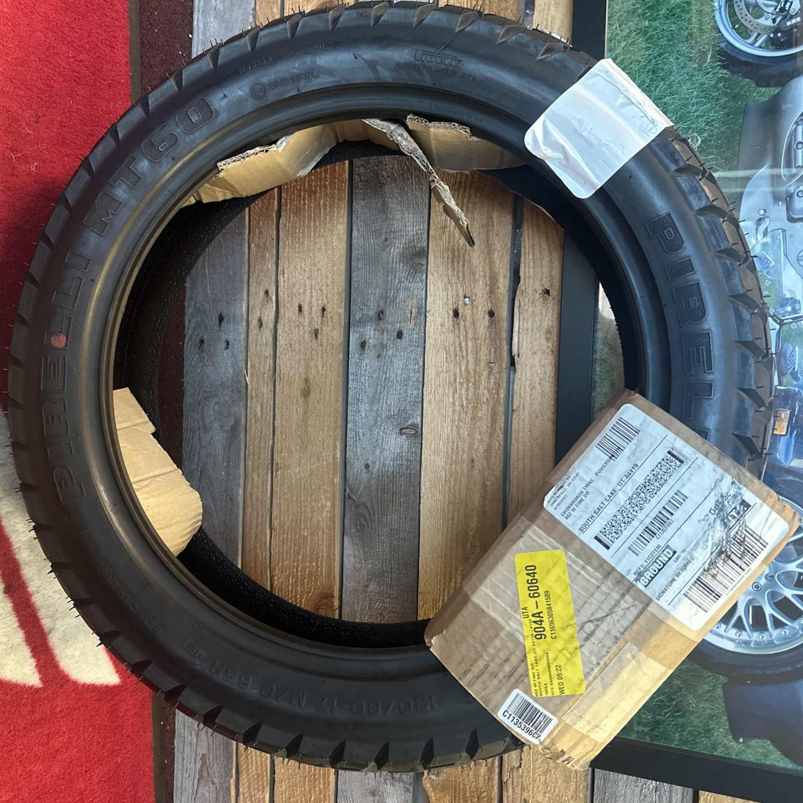 Pirelli MT60 R 130/80-17 65H Rear Motorcycle Tire