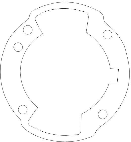 Bultaco 19310-025A Base Gasket