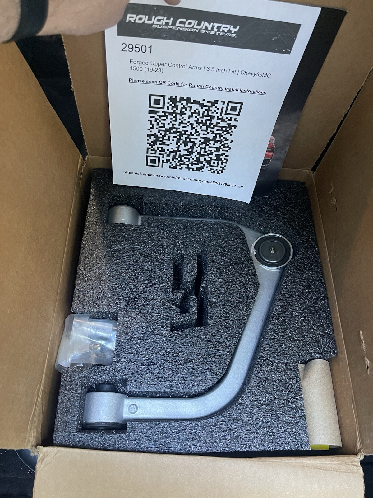 Rough Country 29501 19-26 Silverado/Sierra Forged Upper Control Arms Pair