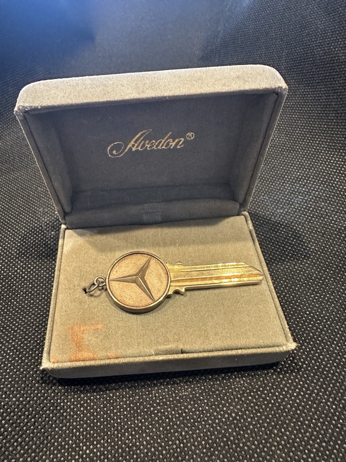 Mercedes Benz Avedon Brass & Sterling Blank Key Vintage Rare