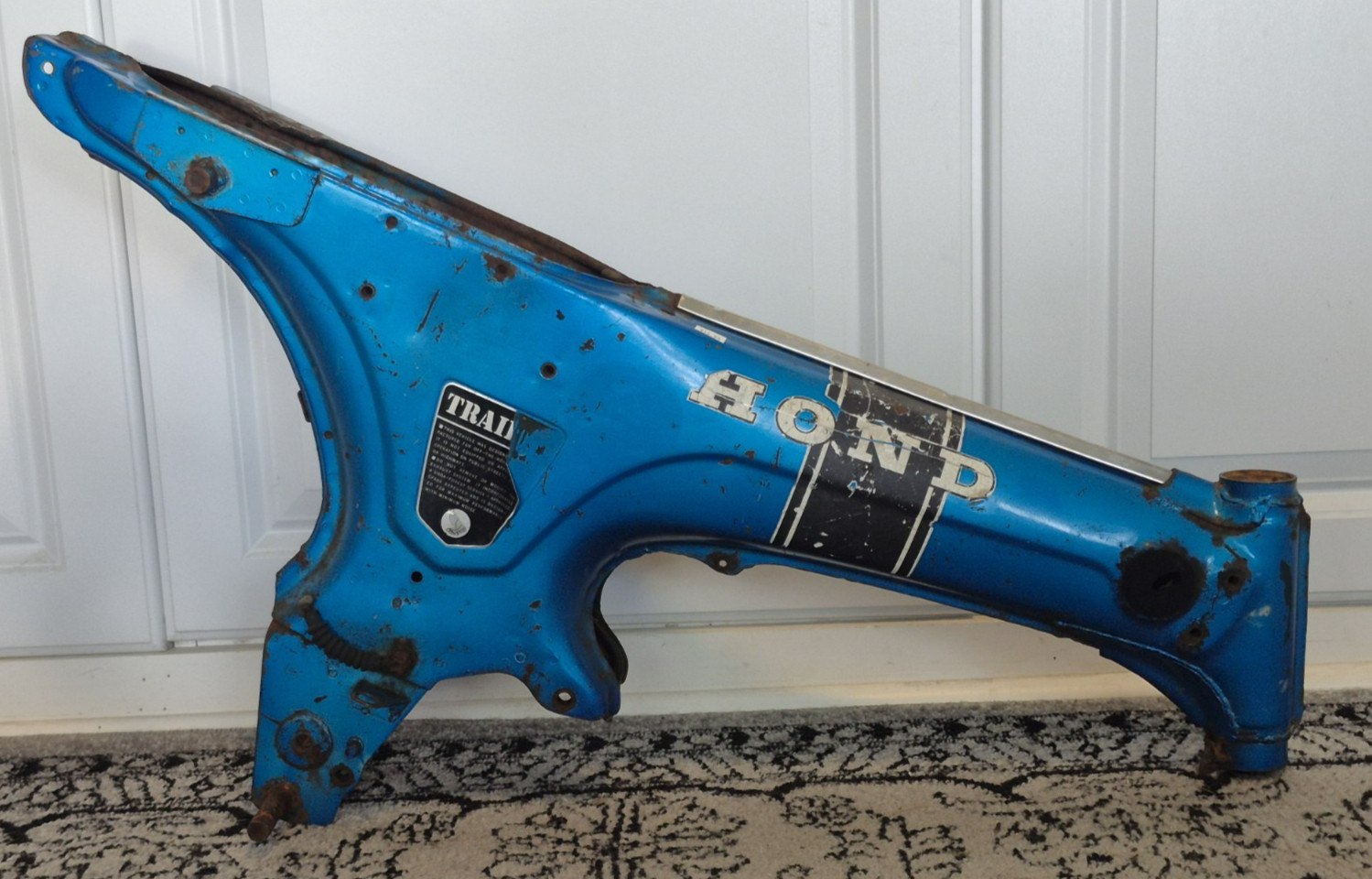 Vintage OEM Honda KO CT70 TRAIL 70 69\' to 71\' Blue Frame Chassis SN CT70-175176