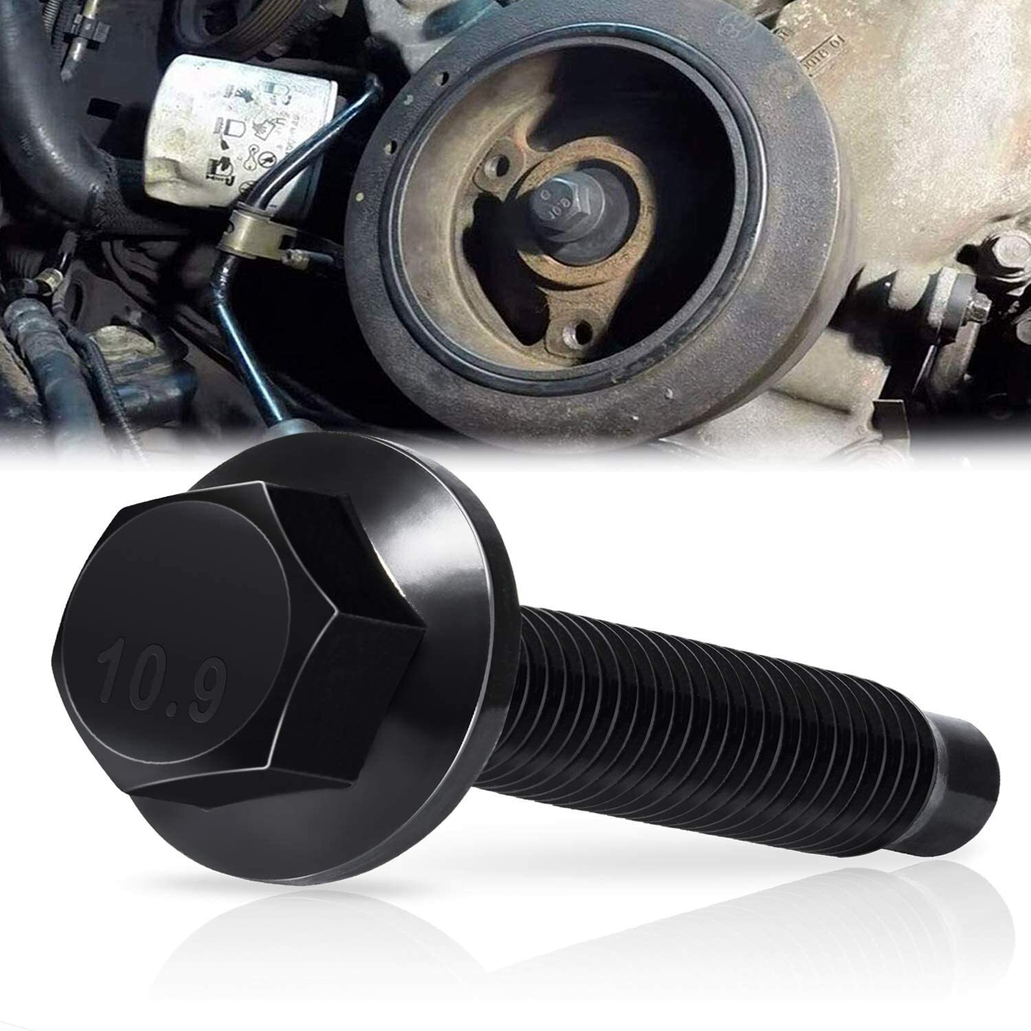 for Ford F5RZ-6A340-B Engine Crankshaft Pulley Bolt fit for Ford Lincoln Mercury