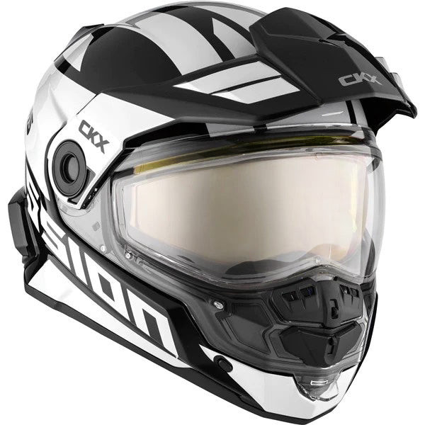 CKX Adult\'s Mission AMS Space Motorcycle Helmet White - Medium - 513483