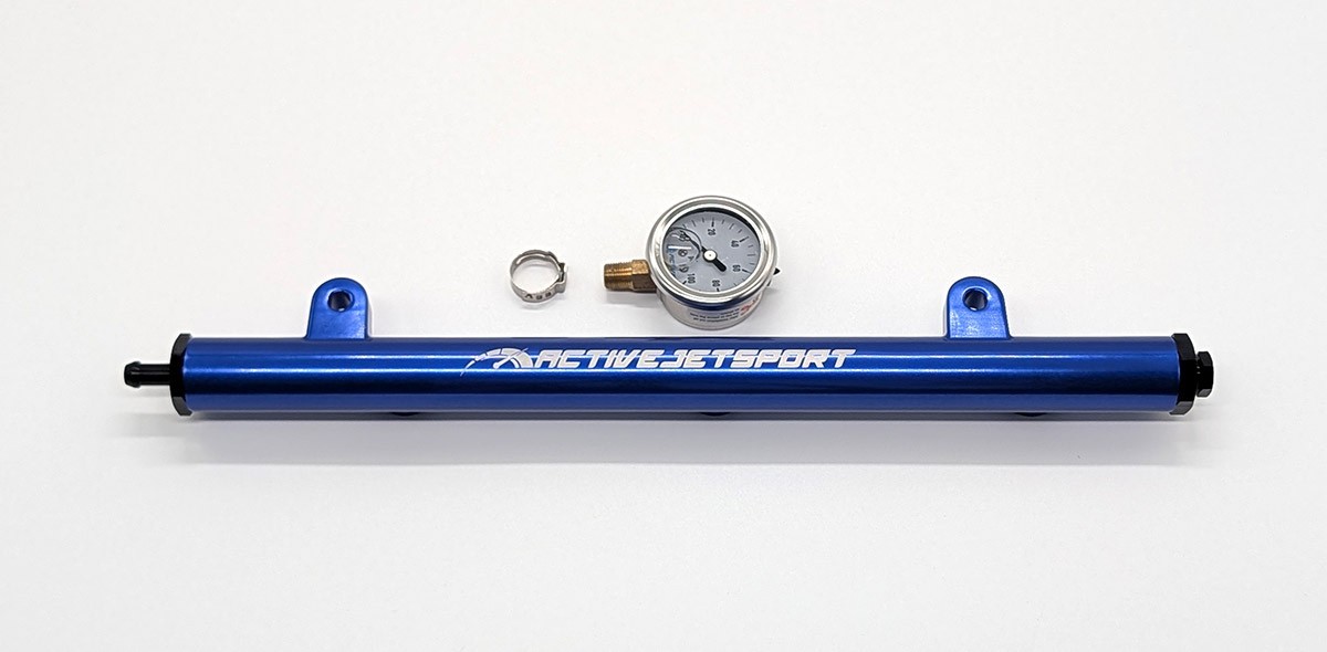 Sea-Doo Billet Aluminum Fuel Rail Kit (Blue)