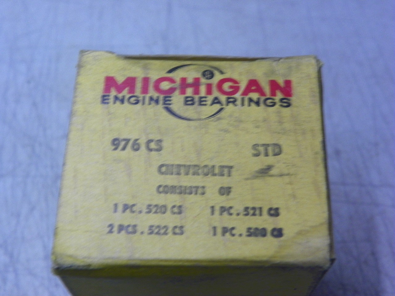 Michigan 976CS Camshaft Bearings STD 1965-66 Chevrolet 396 427 Big Block V8 NOS