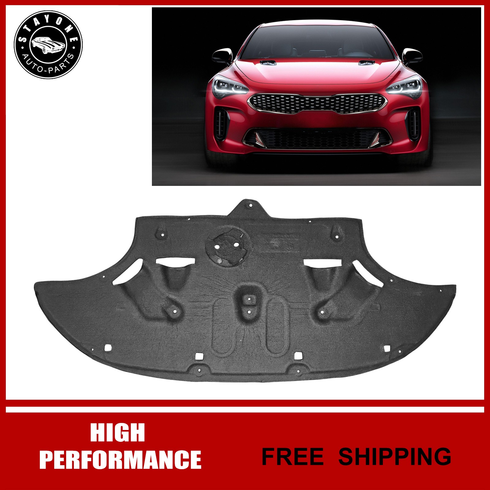 Panel Under Cover Engine Splash Shield 29110J5100 For 2018-2023 Kia Stinger 3.3L