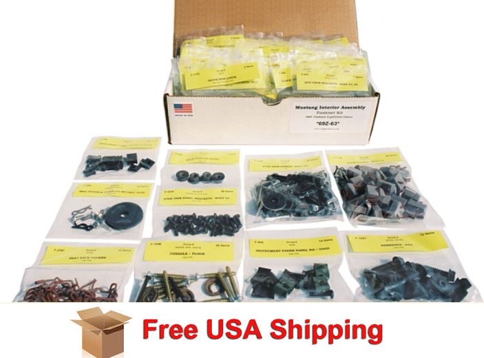 Fits 1978-79 Ford Truck AMK Master Body Bolt Kit 454 pcs Fits 1978-79 Ford Truck AMK Master Body Bolt Kit 454 pcs