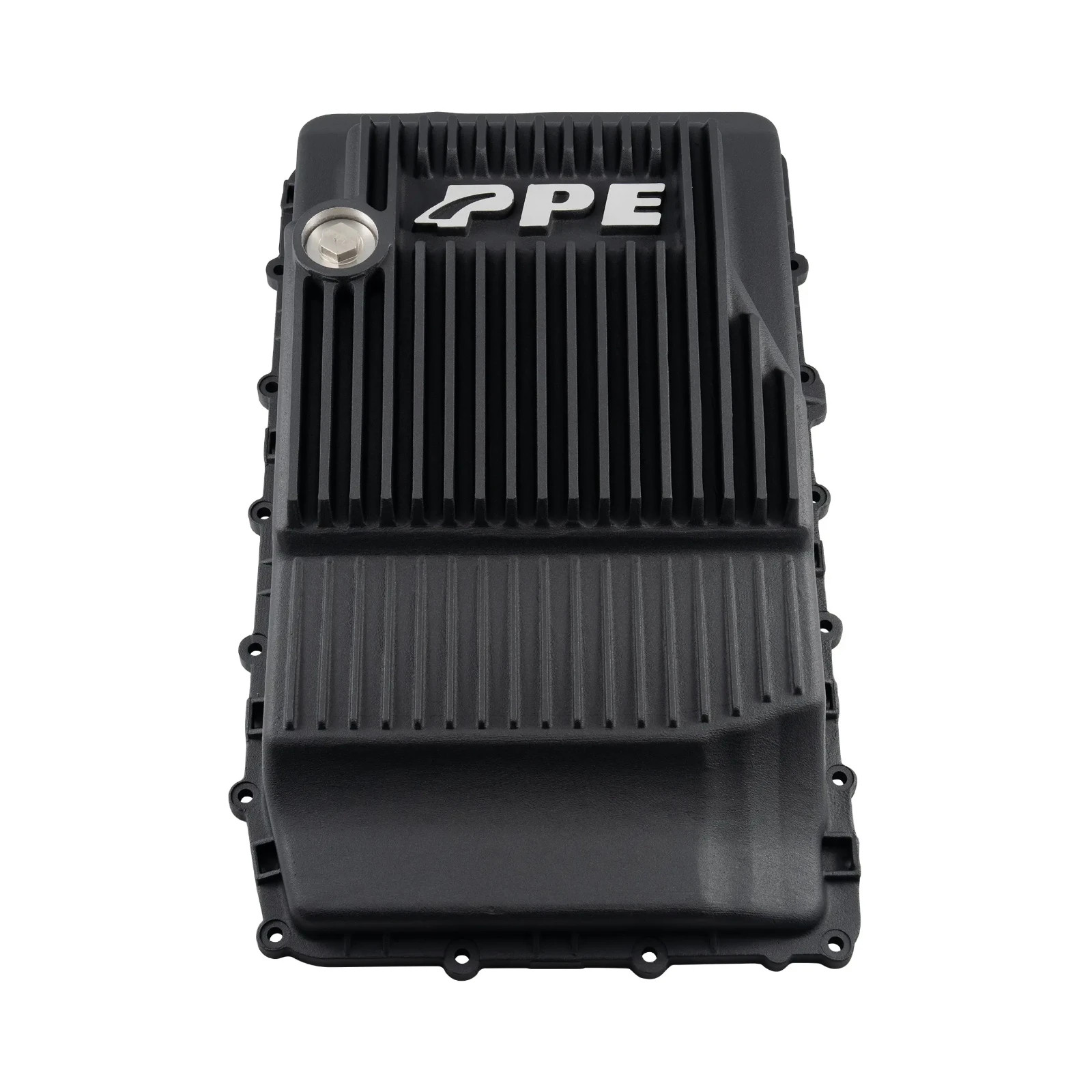 PPE Deep Black Aluminum Transmission Pan 10R60 10R80 10R100 Ford F-150