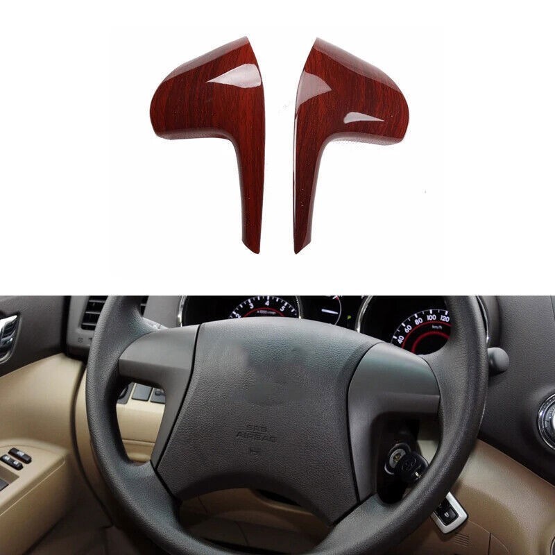 For Toyota Kluger Highlander 2009-2014 RHD ABS Wood Grain Interior Decoration