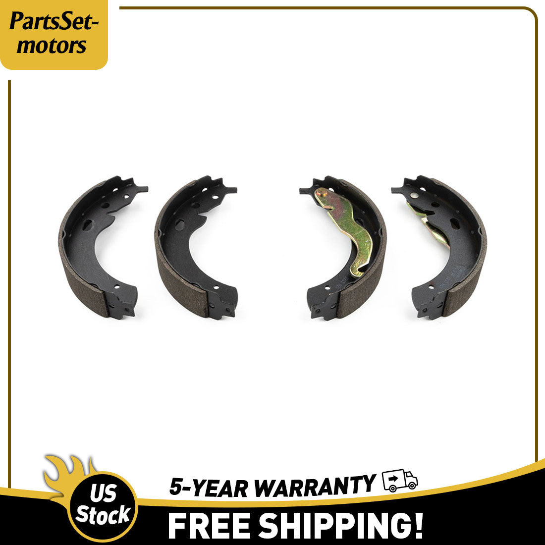 Rear Drum Brake Shoes for 1970-1972 BMW 2000tii 1969-1976 BMW 2002
