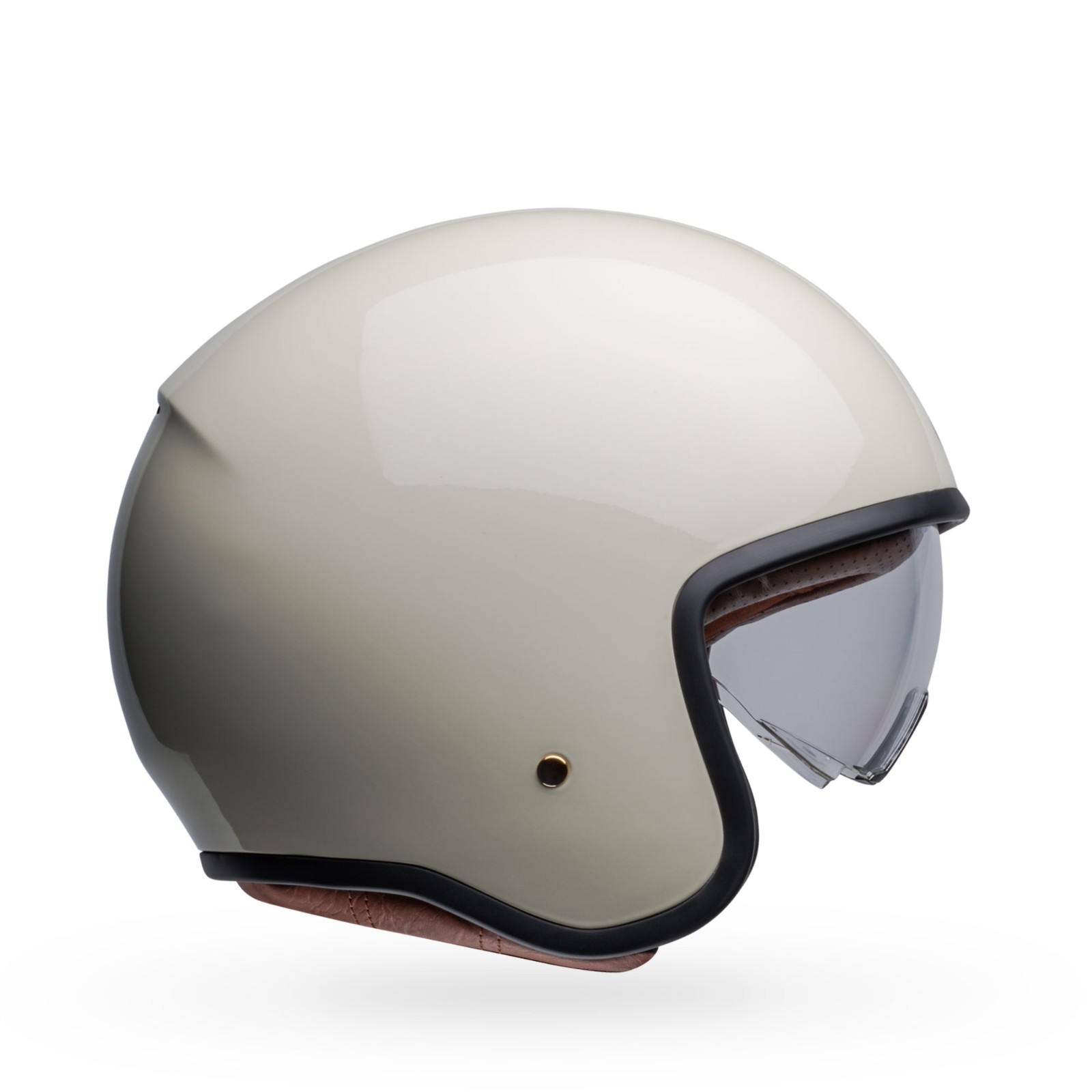 Bell TX-501 Open Face Motorcycle Helmet   DOT Black or White  