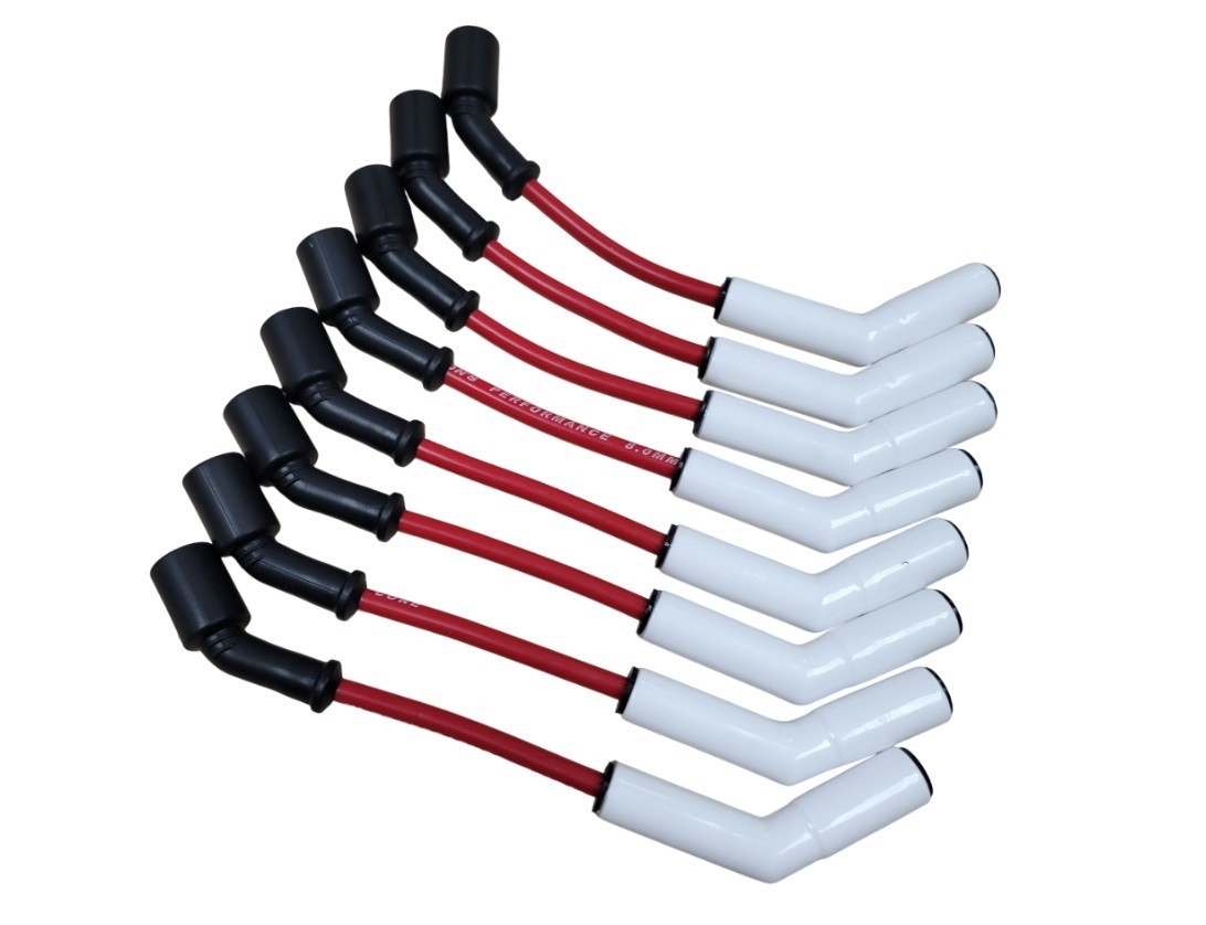 Ton's Ceramic LS Red Spark Plug Wire Set 45 Corvette Camaro GMC Sierra Silverado