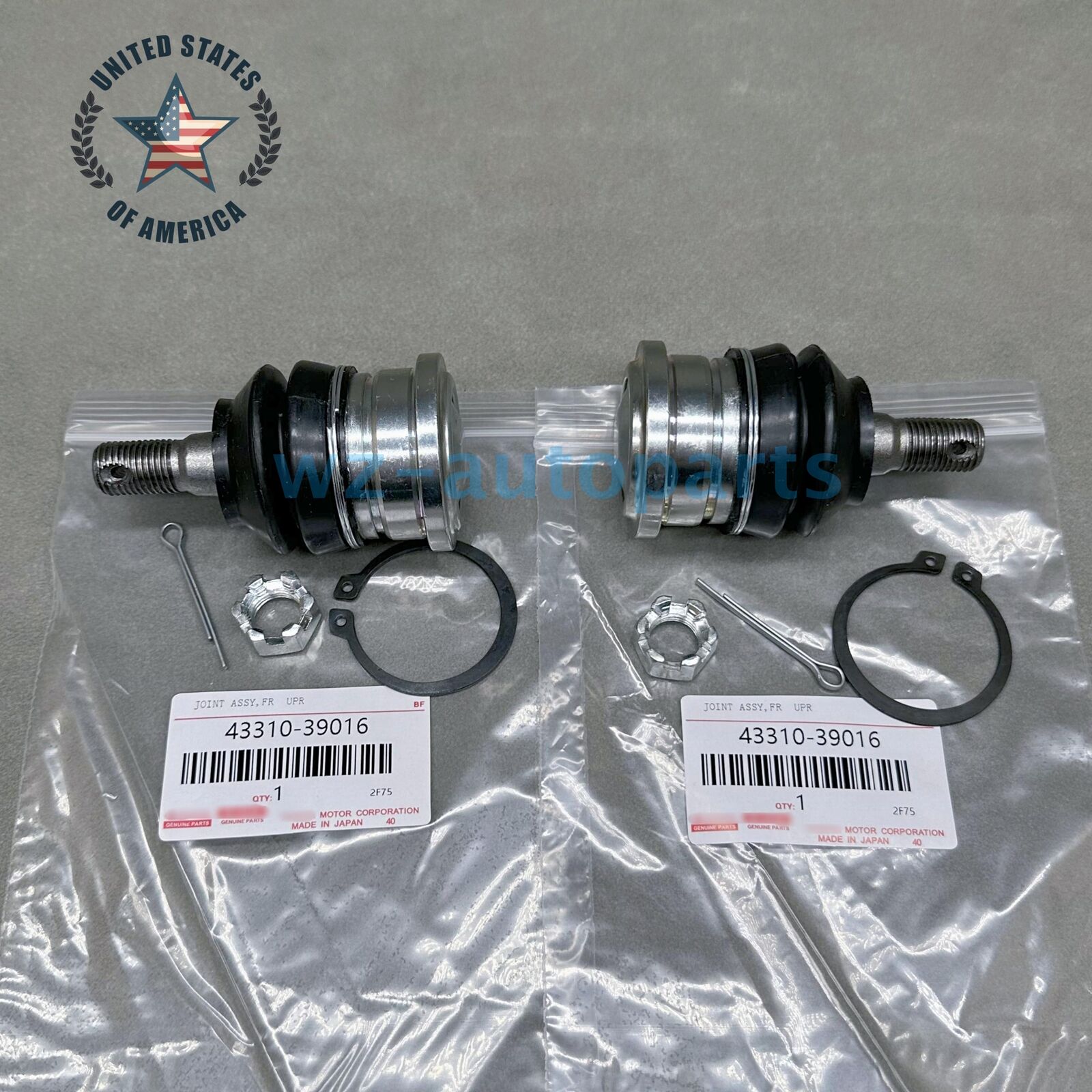OEM RH & LH FRONT UPPER BALL JOINT SET FITS TOYOTA SEQUOIA 4RUNNER TACOMA TUNDRA