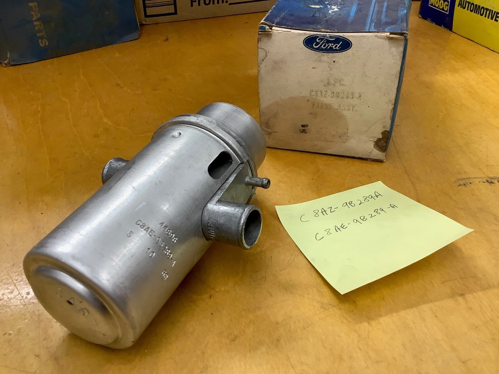 1968-70 FORD MUSTANG/MERC COUGAR ANTI-BACKFIRE VALVE-NEW-OEM C8AZ9B289A/4489S