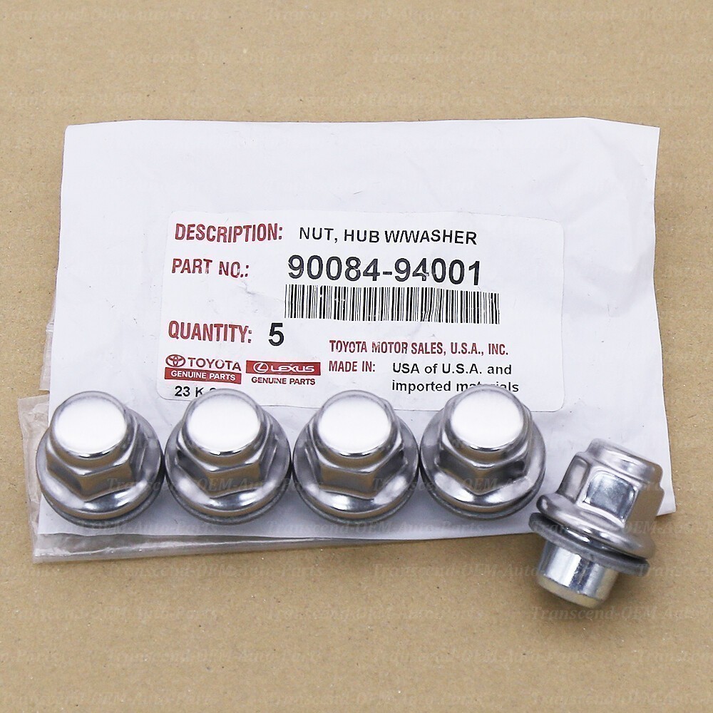 5PCS 90084-94001 GENUINE OEM WHEEL LUG NUT CHROME FIit For TOYOTA/LEXUS/SCION 5PCS 90084-94001 GENUINE OEM WHEEL LUG NUT CHROME FIit For TOYOTA/LEXUS/SCION