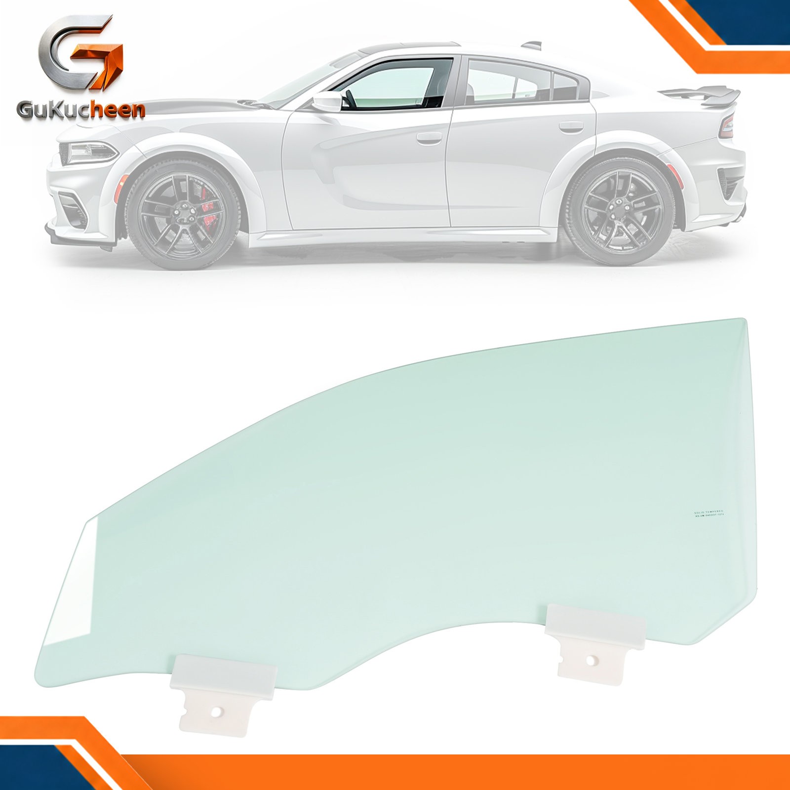 Fits 2011-2023 Dodge Charger 4-Door Driver (Left) Side Front Door Window Glass