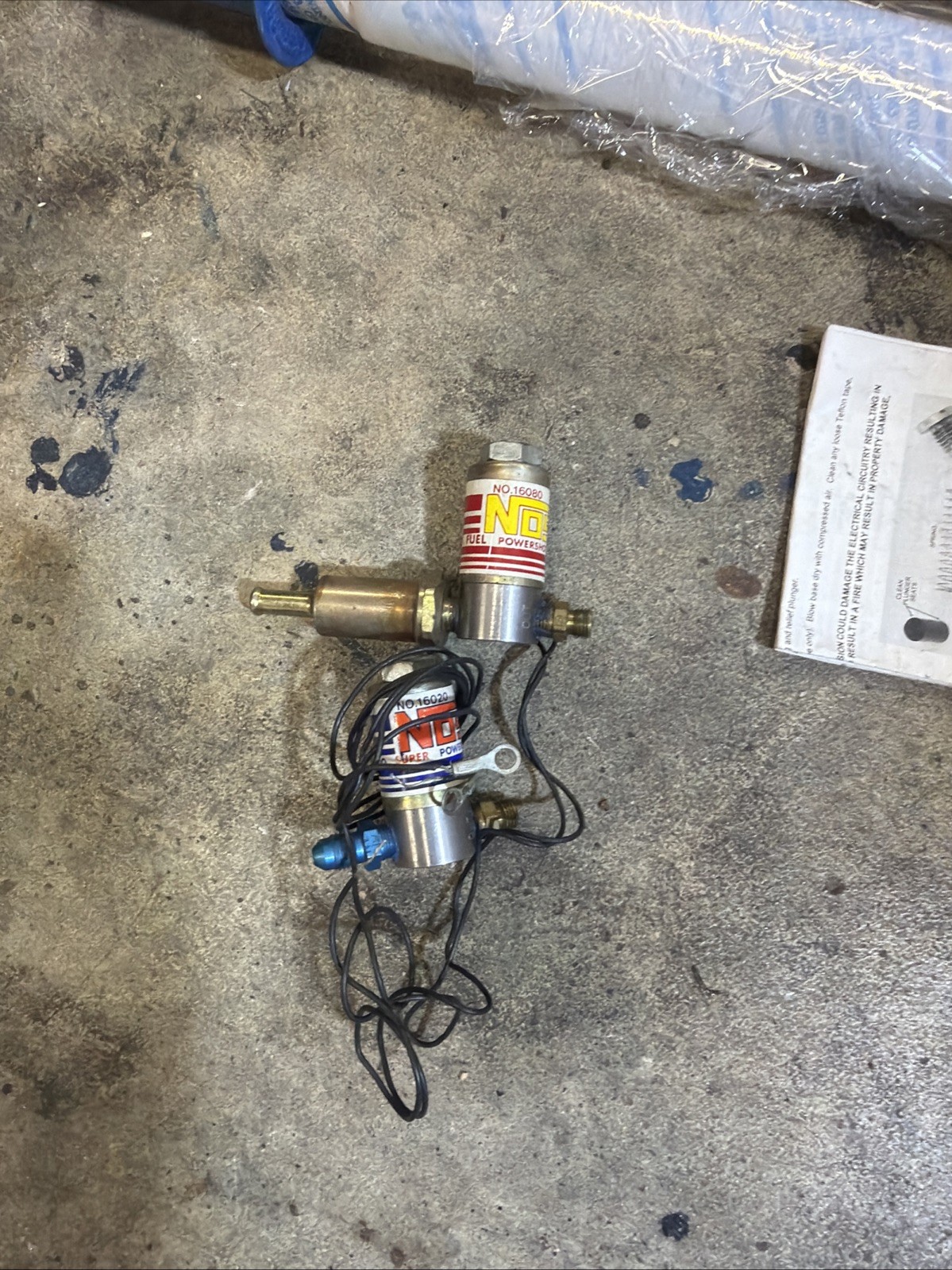NOS Power shot  Nitrous And Fuel Solenoids 