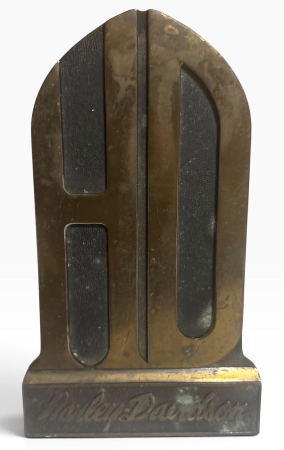RARE Harley Davidson Brass H-D Sissy Bar INSERT