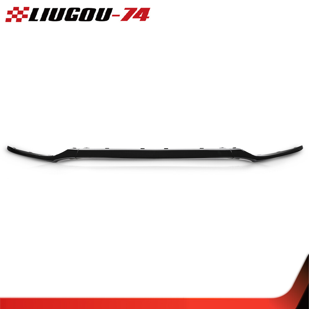 Front Bumper Lip Lower Molding Trim Gloss Black Fit For 15-18 Mercedes W205 AMG 