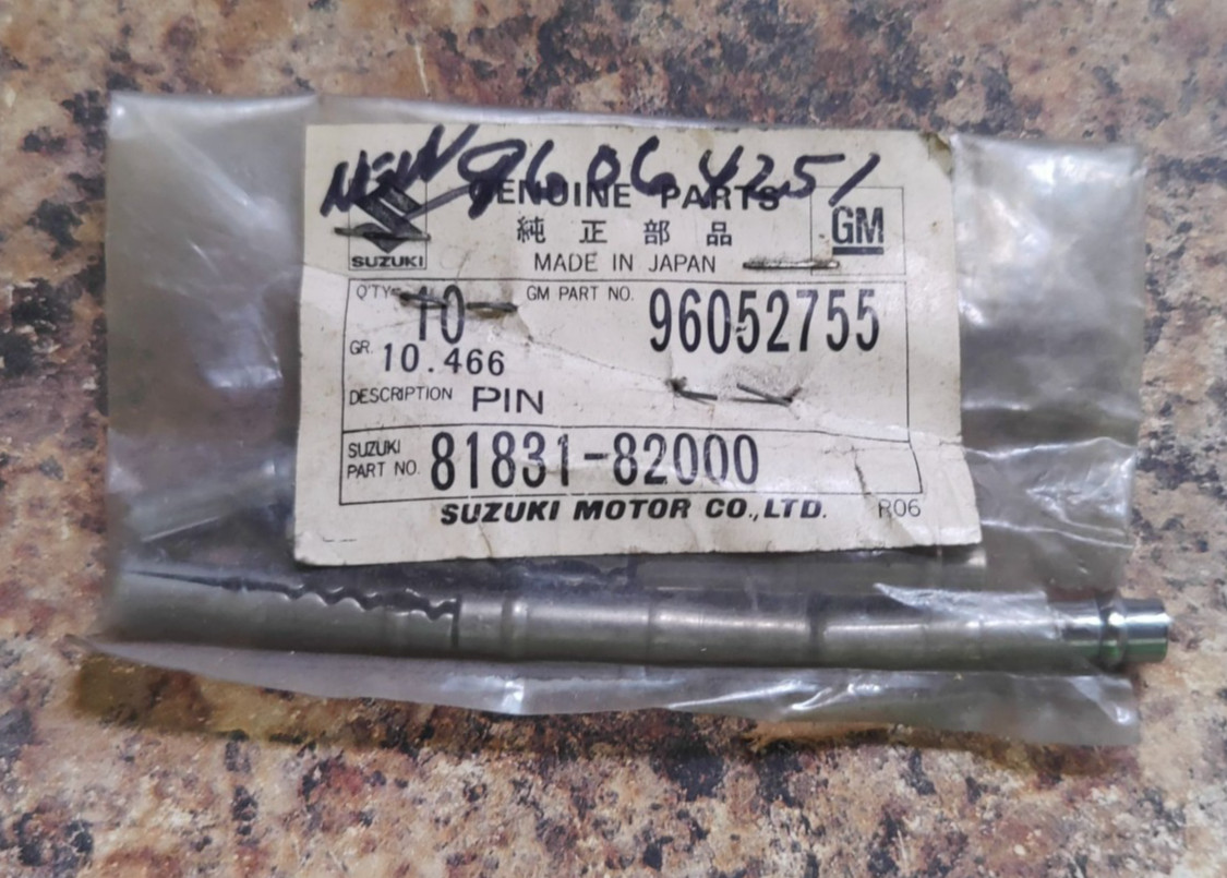 OEM NOS GM Front Door Hinge Pin # 96052755 / Fits 1985-2004 GM