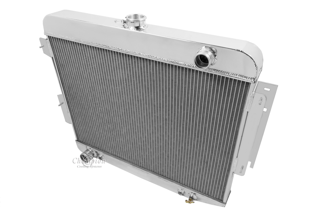 3 Row Aluminum KR Champion Radiator For 1967 - 1969 Dodge Charger