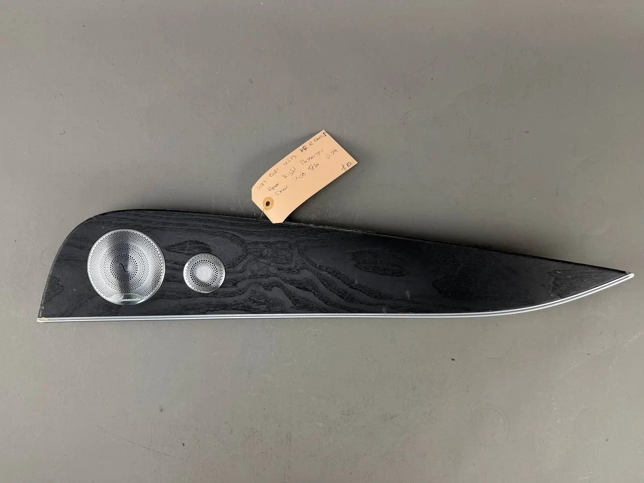 2017-2021 Mercedes-Benz W213 E-Class Rear Right Passenger Door Wood Trim OEM 2017-2021 Mercedes-Benz W213 E-Class Rear Right Passenger Door Wood Trim OEM
