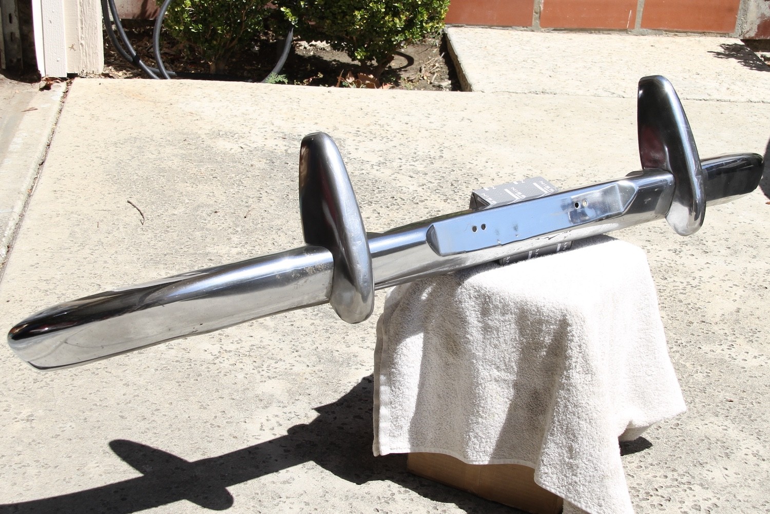 Used Datsun Roadster Front Bumper with overriders 1962-1970