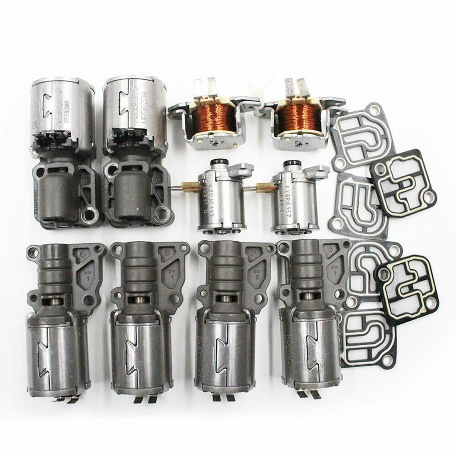 10x Transmission Solenoid Valve Kit 7-Speed For Audi A4 A6 A7 Q5 DQ500 DL501 0B5