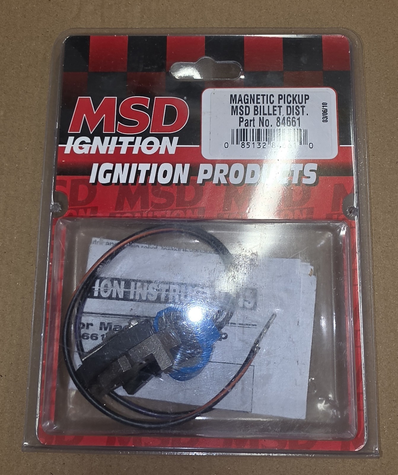 MSD 84661 Magnetic Pickup for all Billet Distributors