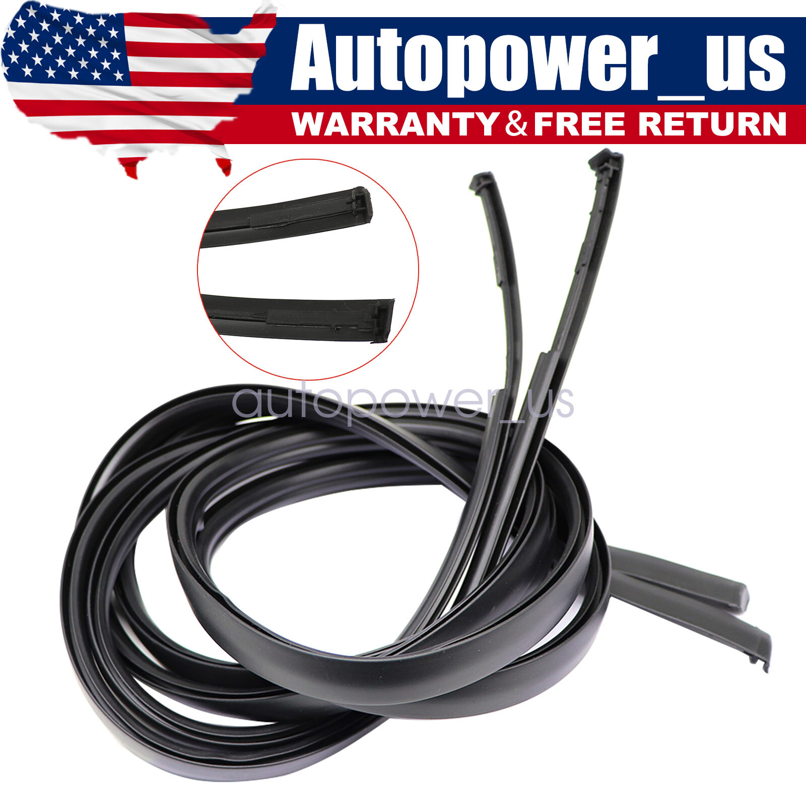 For Toyota Prius C 12-21 Roof Molding LH&RH 75552-52190 75551-52210 Trim Strip