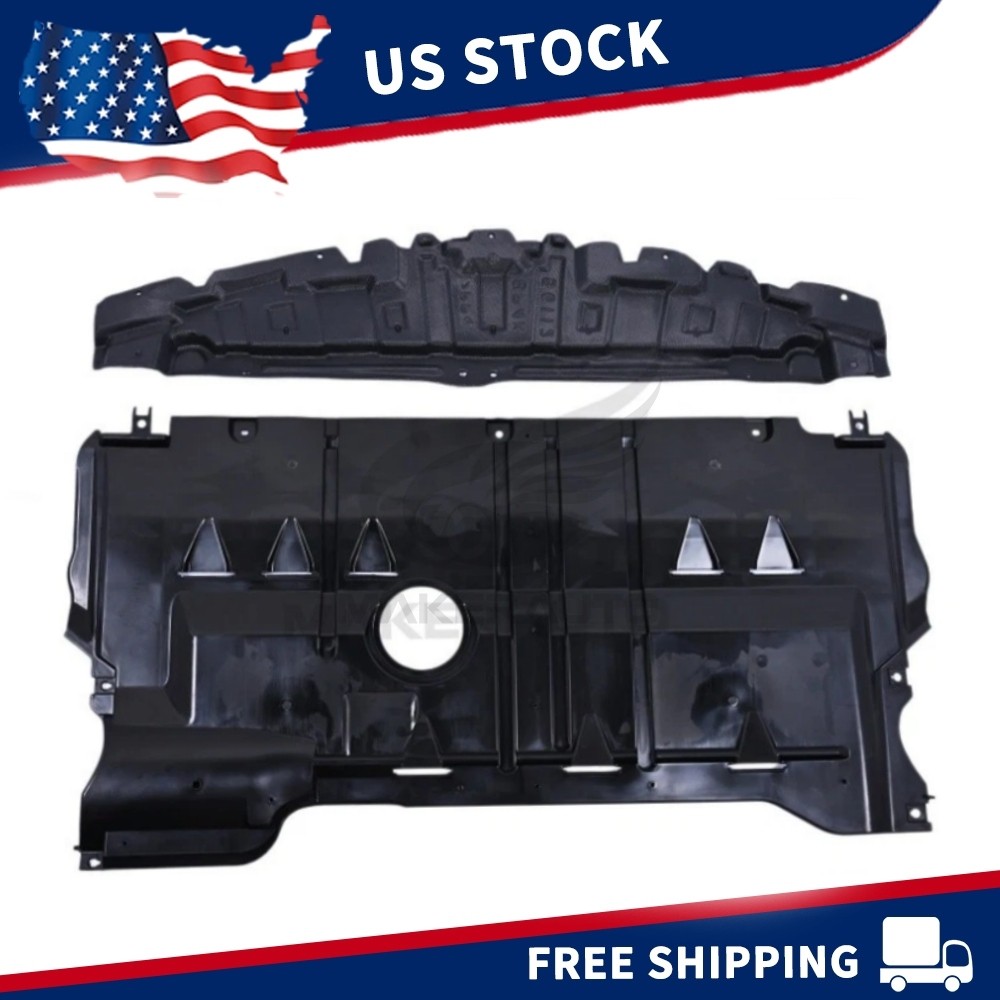 For 2004-2009 Mazda 3 Front & Rear Under Cover Engine Splash Shields Guard