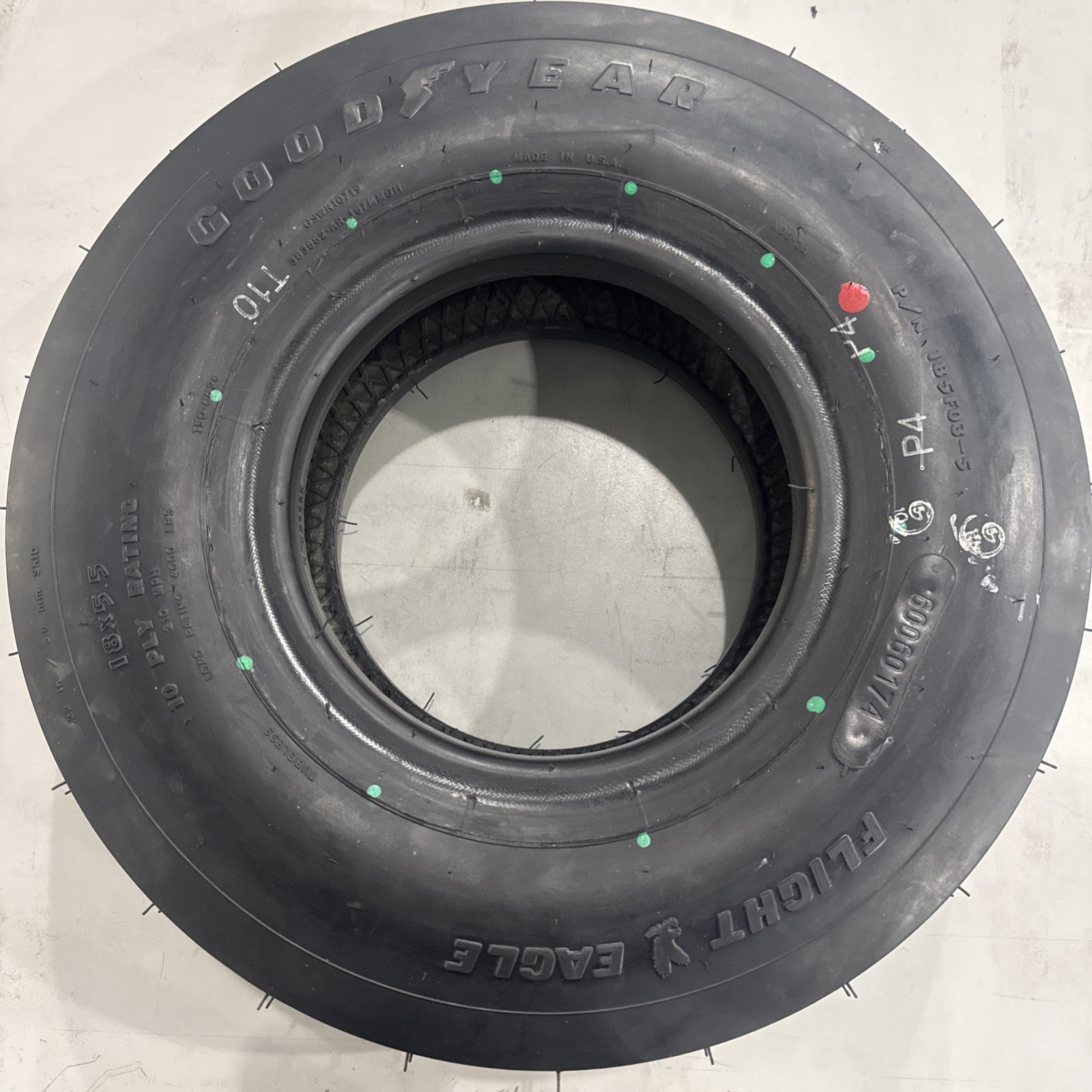 1 Goodyear Flight Eagle Tire 18x5.5 10 Ply