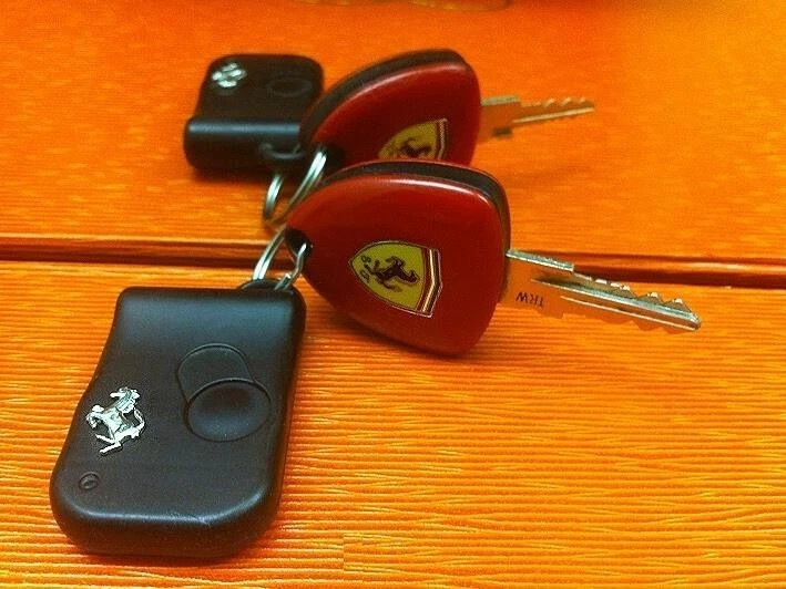 Ferrari 348 355 360 Modena Keyless Entry Remote Key Fob Shell Case Set of 2