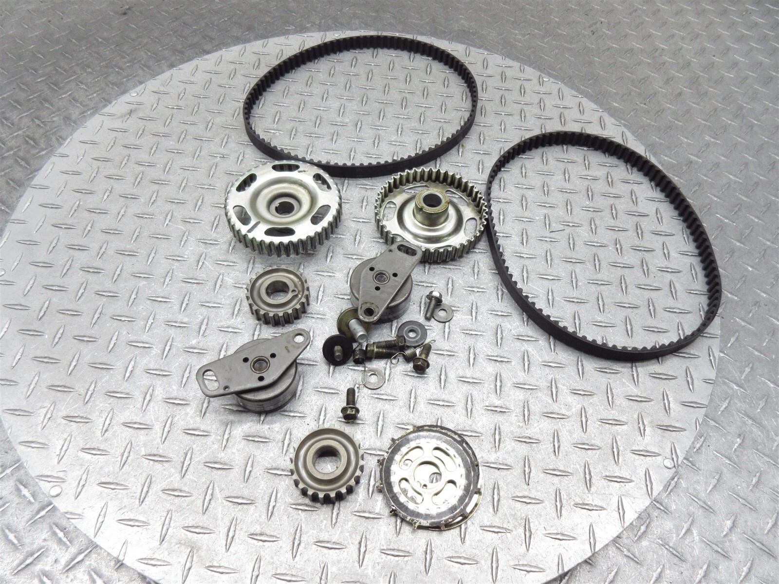 1988 88-90 Honda GL1500 Goldwing Timing Belt Pulley Gear Sprocket Engine Lot