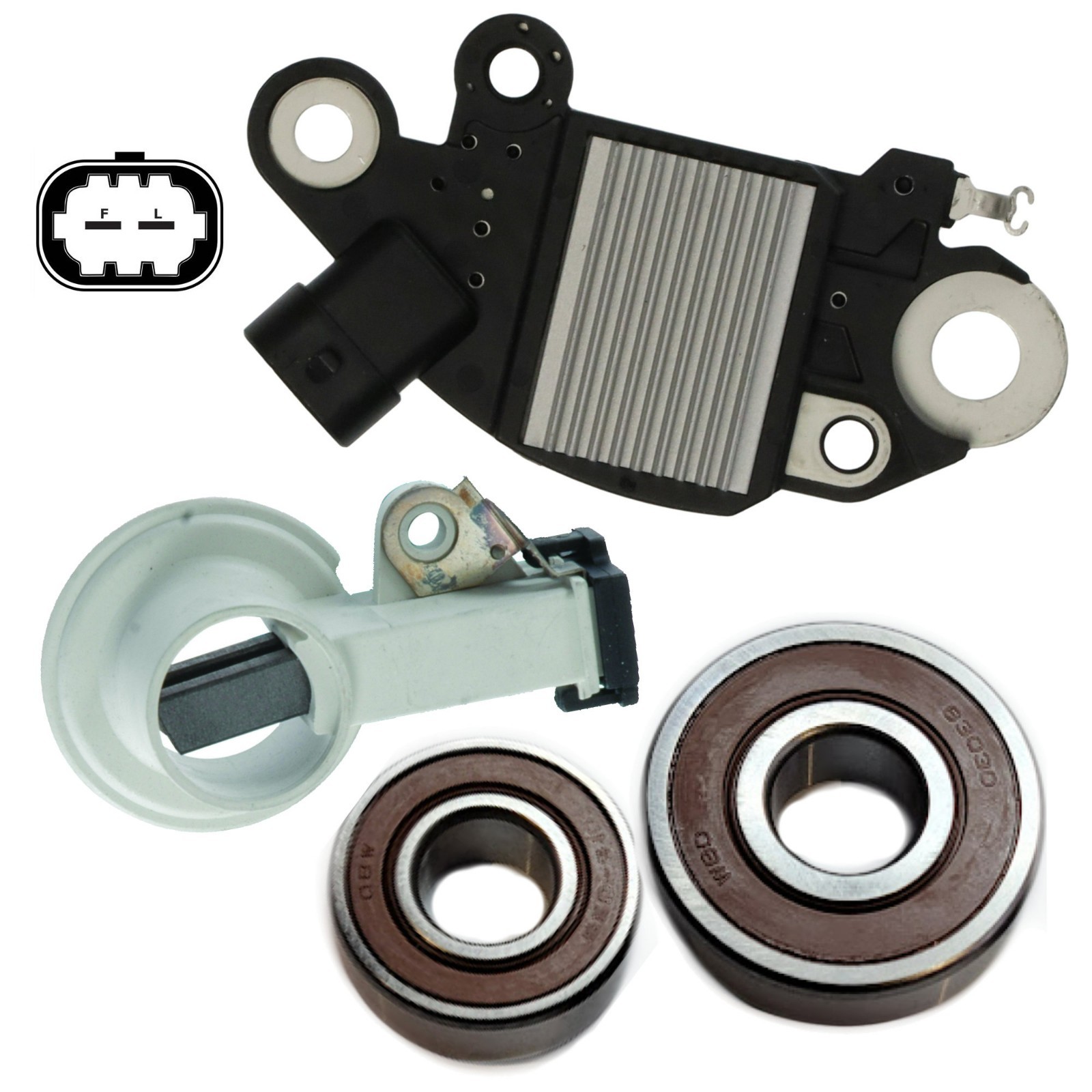 Alternator Rebuild Kit for 2005-2010 Avalanche Tahoe Silverado 145A DR44G 2-Pin