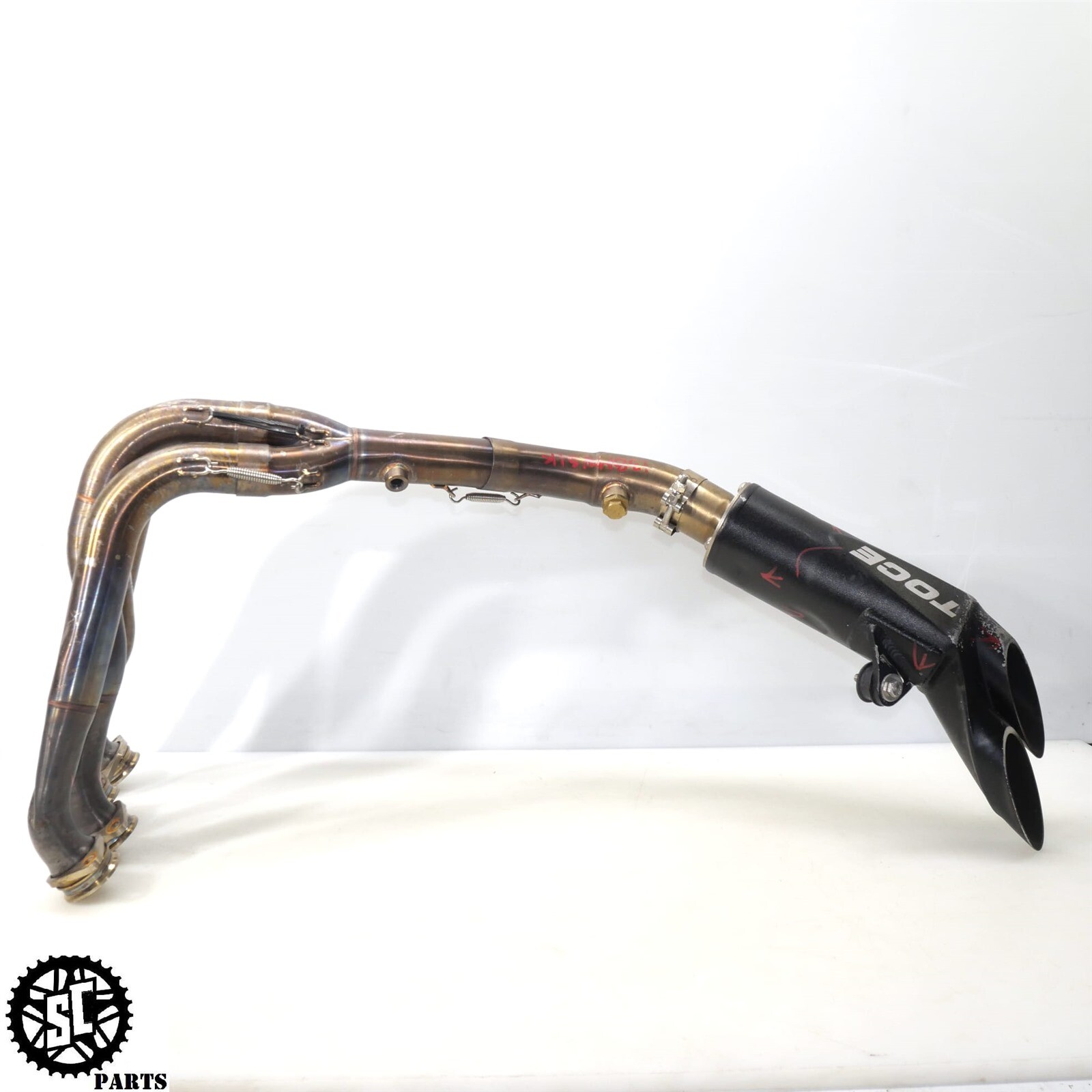 2010-2014 BMW S1000RR TOCE RAZOR TIP FULL EXHAUST PIPE SLIP ON MUFFLER