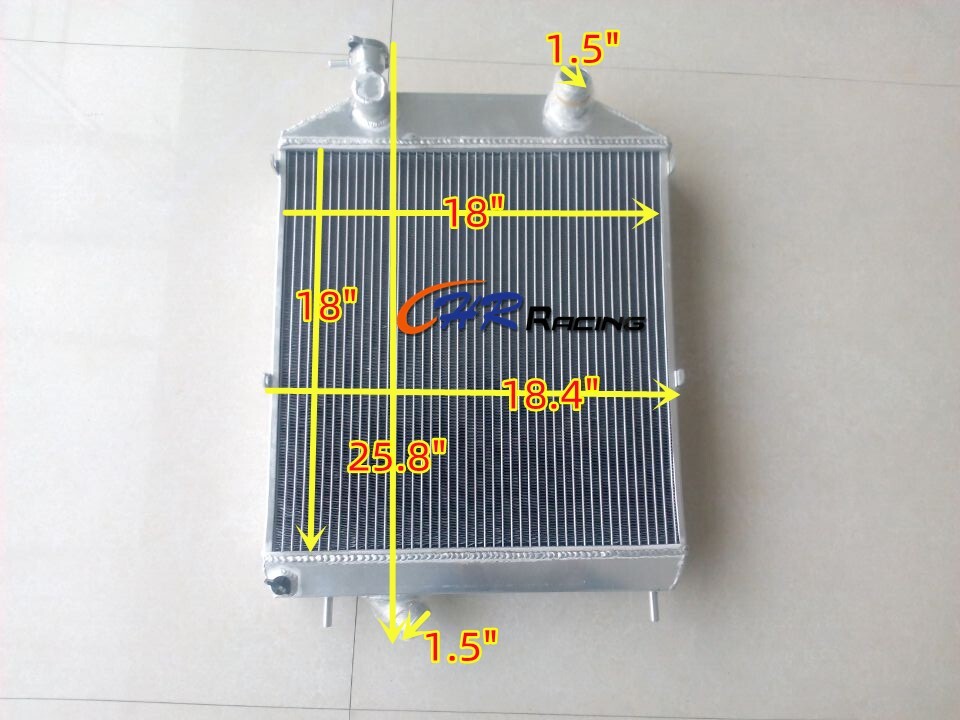 3 ROW Aluminum Radiator for 1957-1961 Jaguar XK150 Roadster DHC FHC1950S Manual 3 ROW Aluminum Radiator for 1957-1961 Jaguar XK150 Roadster DHC FHC1950S Manual