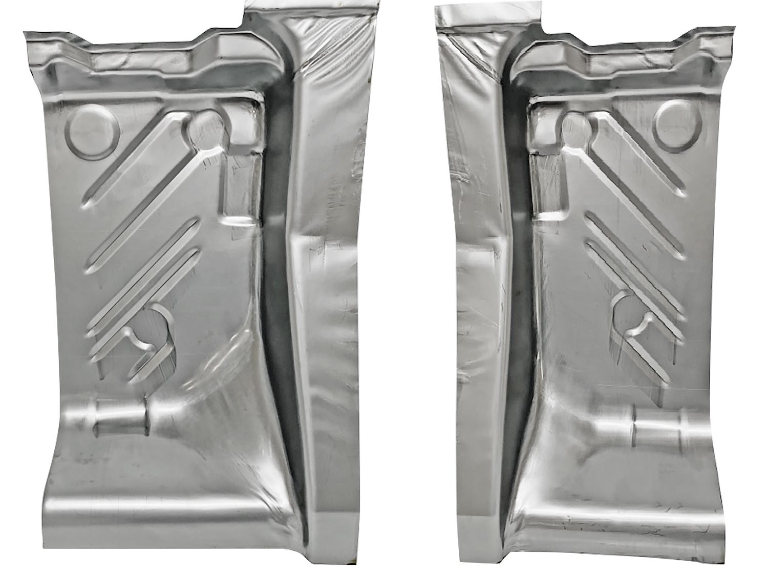 JEGS Rear Floor Pan Set Fits Select 1971-1974 Mopar B-Body Models, Footwell