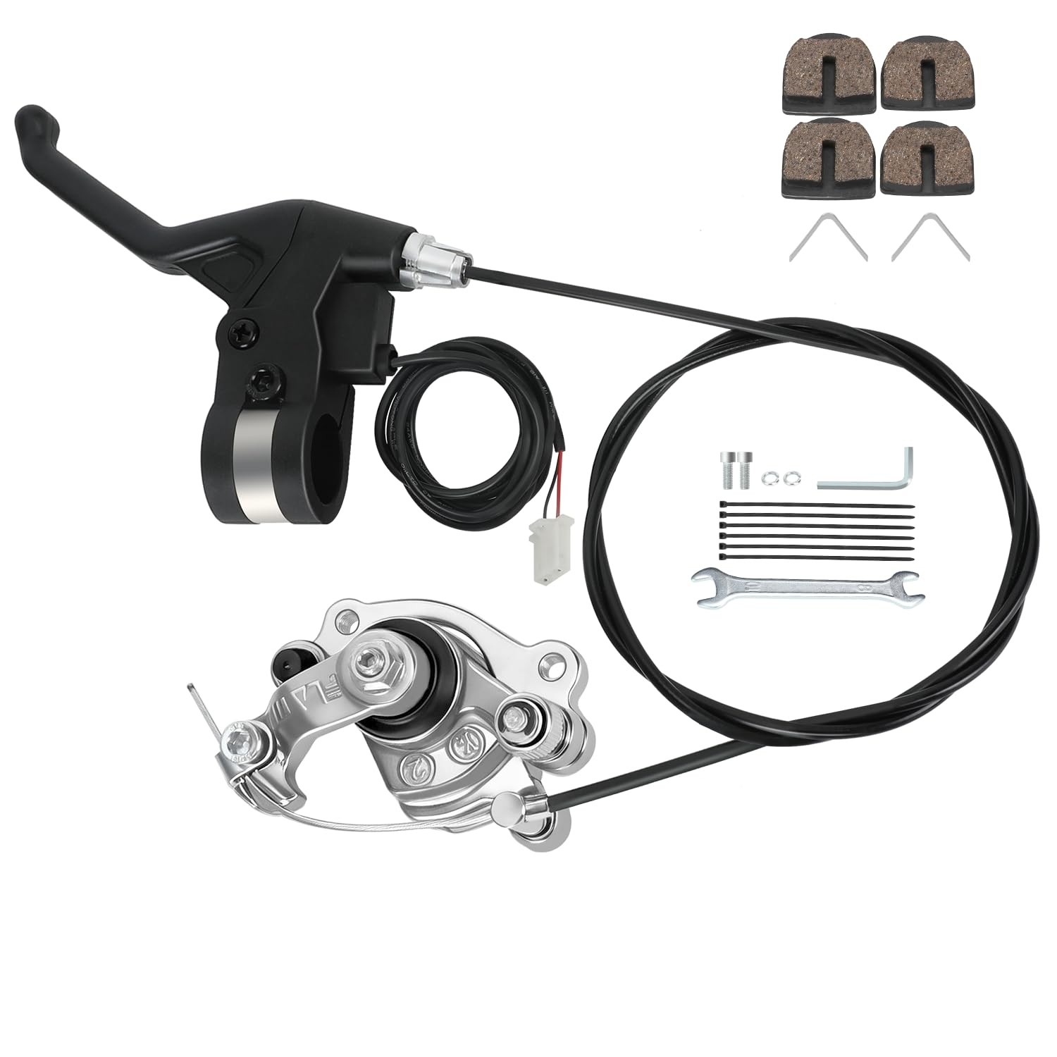 SHIQINHA Brake Lever Kit & Caliper for Razor MX500 MX650 Dirt Bike Black