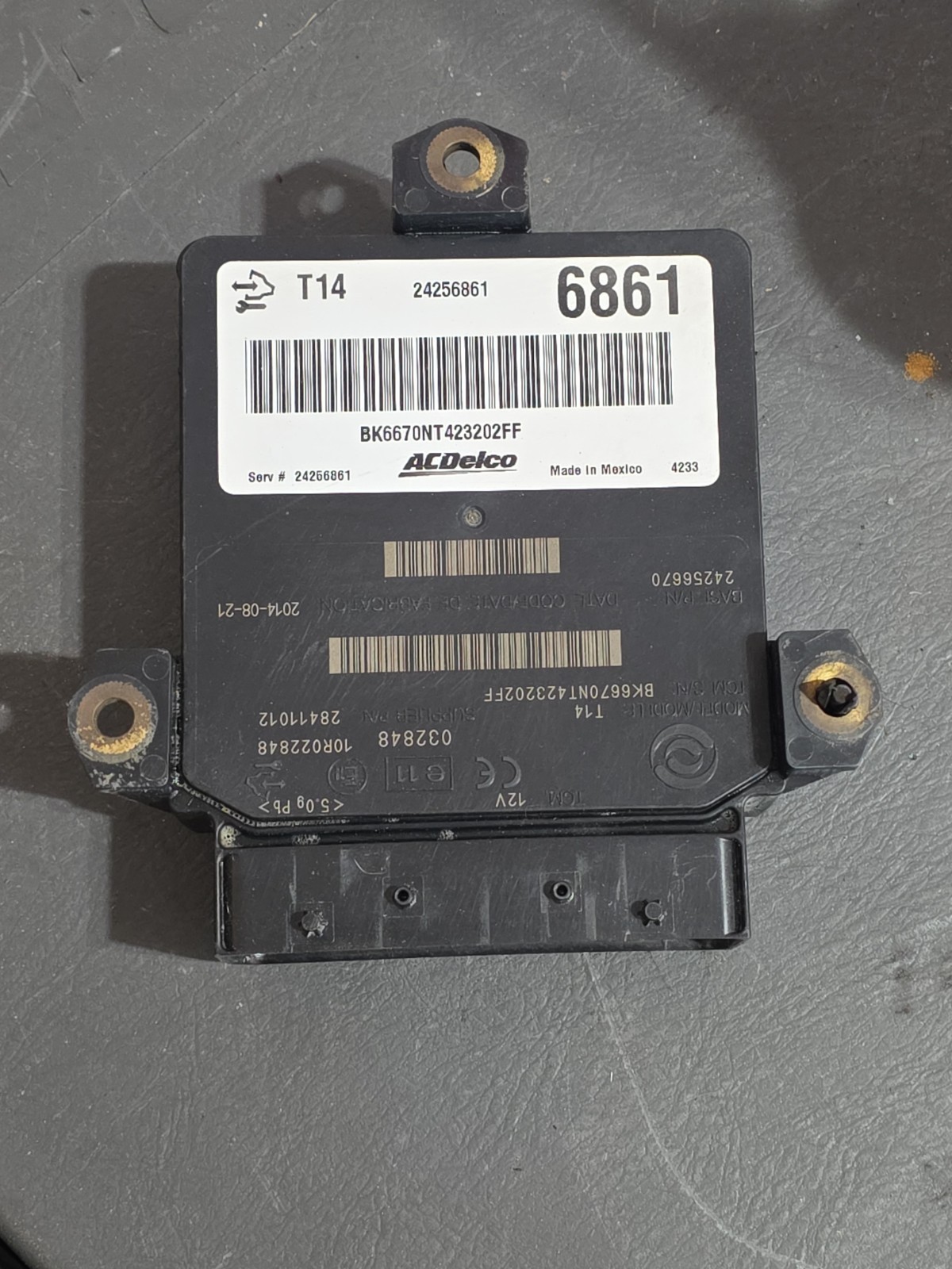 2009-2015 Chevy GMC Allison TCU TCM Transmission Control Module LML LMM 24256861