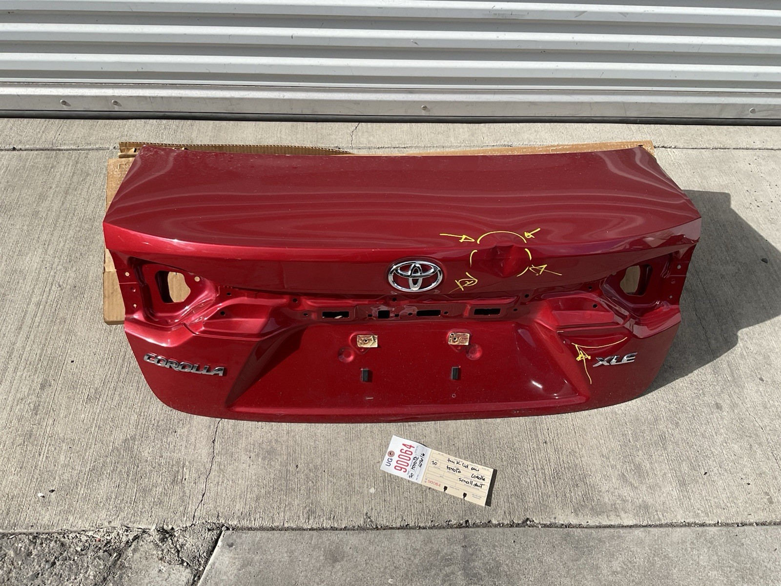 2020 2024 TOYOTA COROLLA TRUNK LID DECK LID OEM